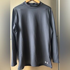 Under Armour ColdGear Black Mock Neck Pullover XL